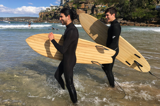 Benefits of Paulownia for wooden surfboards.