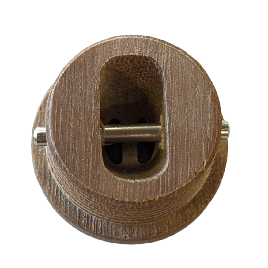 Wooden Vented Leash Plug - Post/No-Glass Type