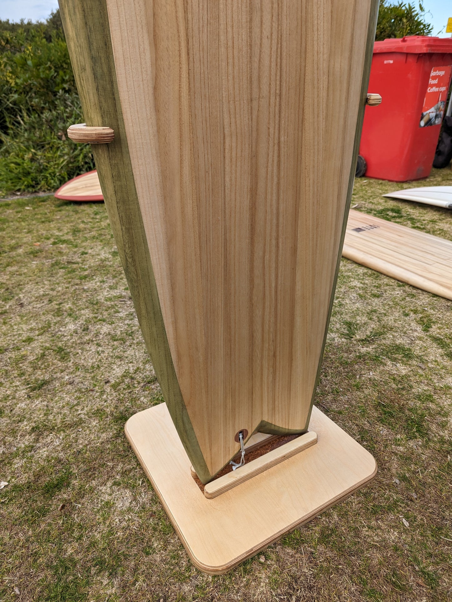 Wooden Surfboard Stand
