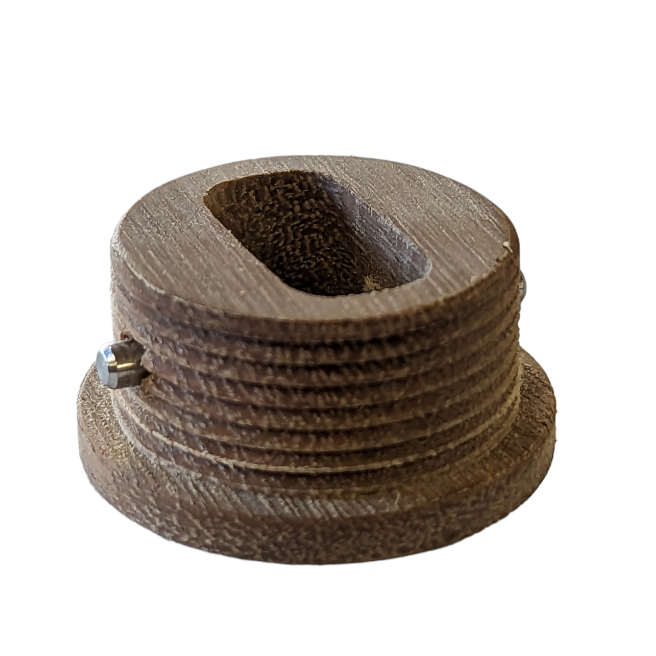 Wooden Vented Leash Plug - Post/No-Glass Type